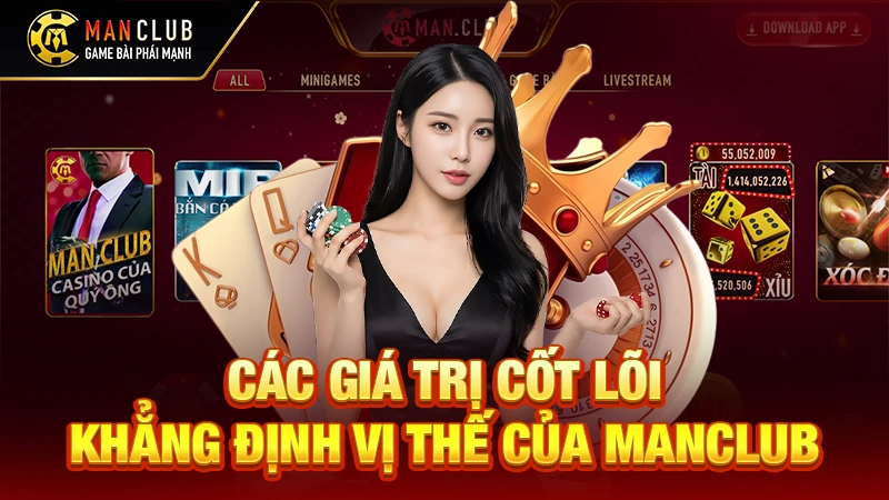 Các giá trị cốt lõi khẳng định vị thế của Manclub